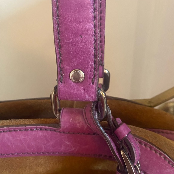 Prada Suede and leather Shoulder Bag - Picture 2 of 16